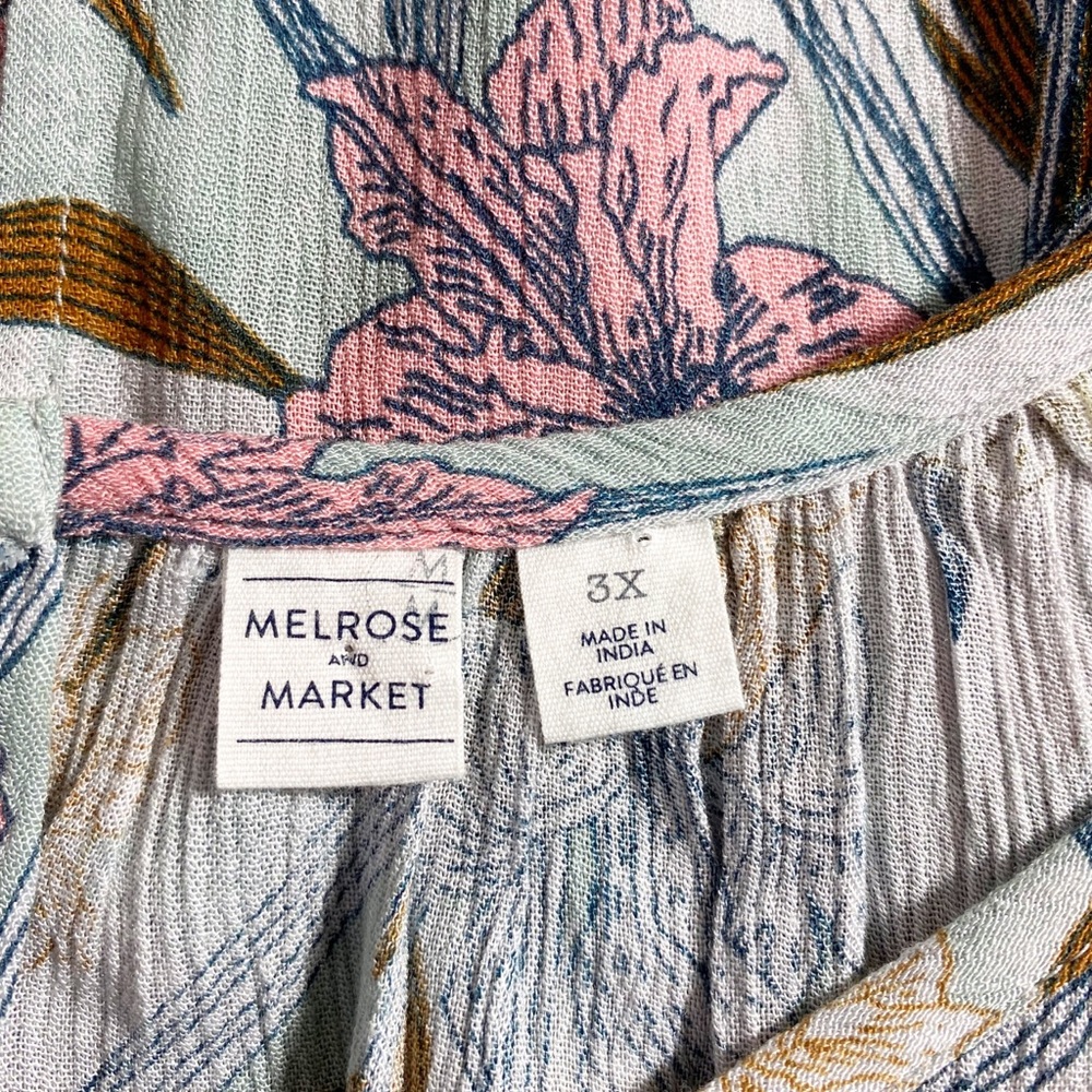 Melrose & Market Floral Boho Top (3X) - Picture 11 of 11